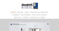 Desktop Screenshot of goodwillwy.org